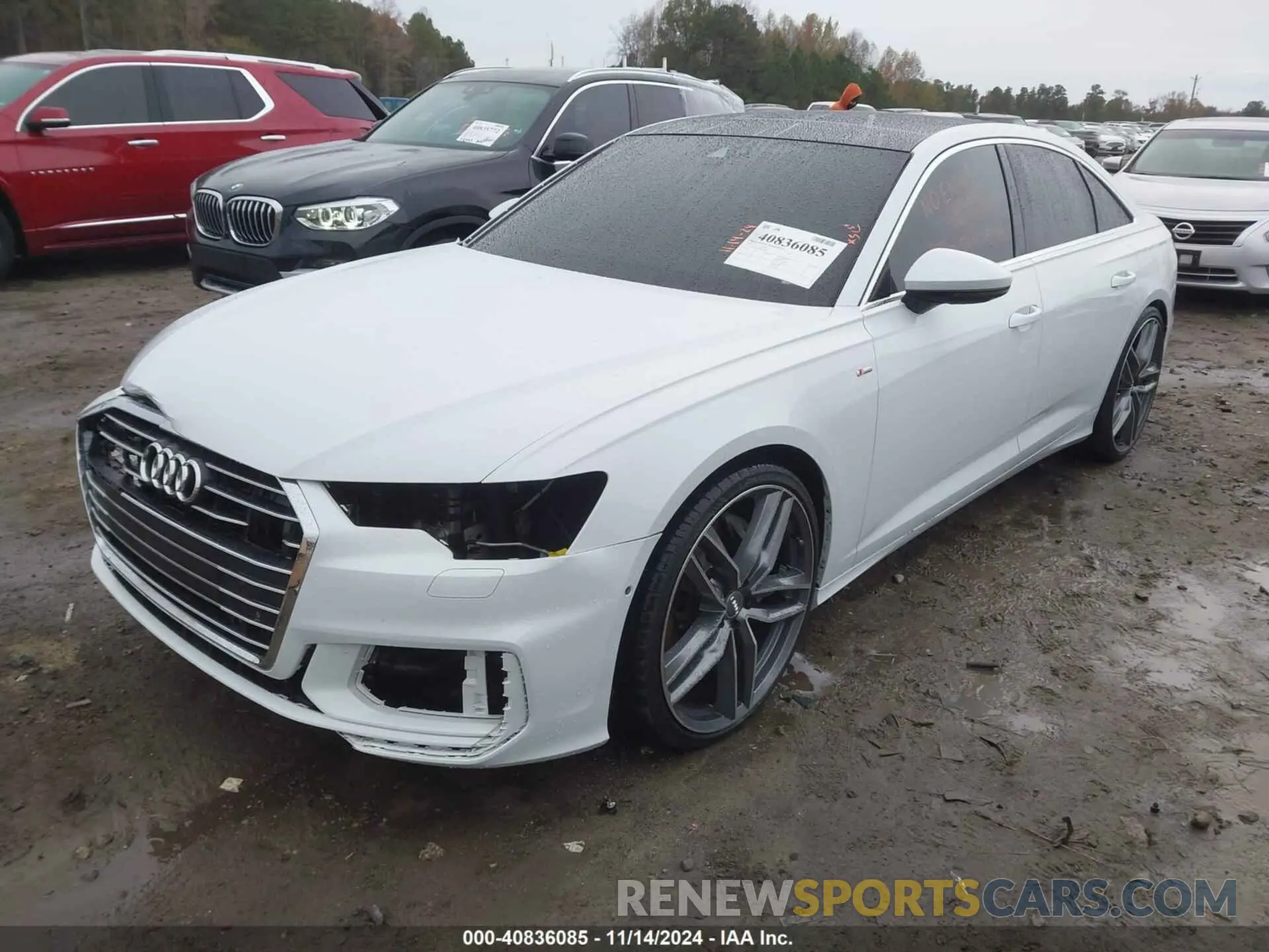2 Photograph of a damaged car WAUL2AF20KN066833 AUDI A6 2019