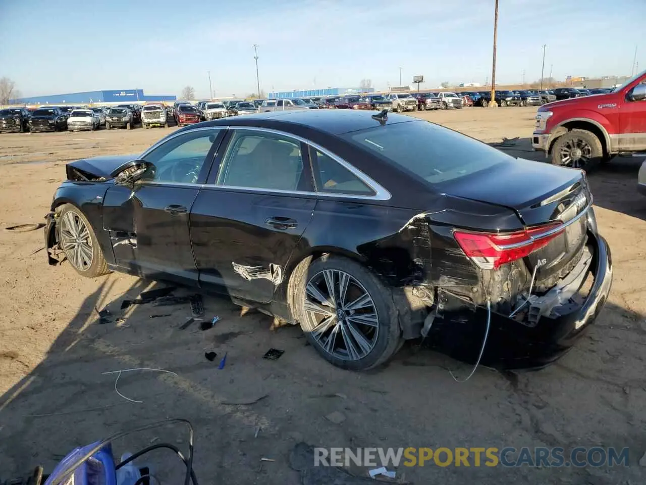 2 Photograph of a damaged car WAUL2AF20KN069540 AUDI A6 2019