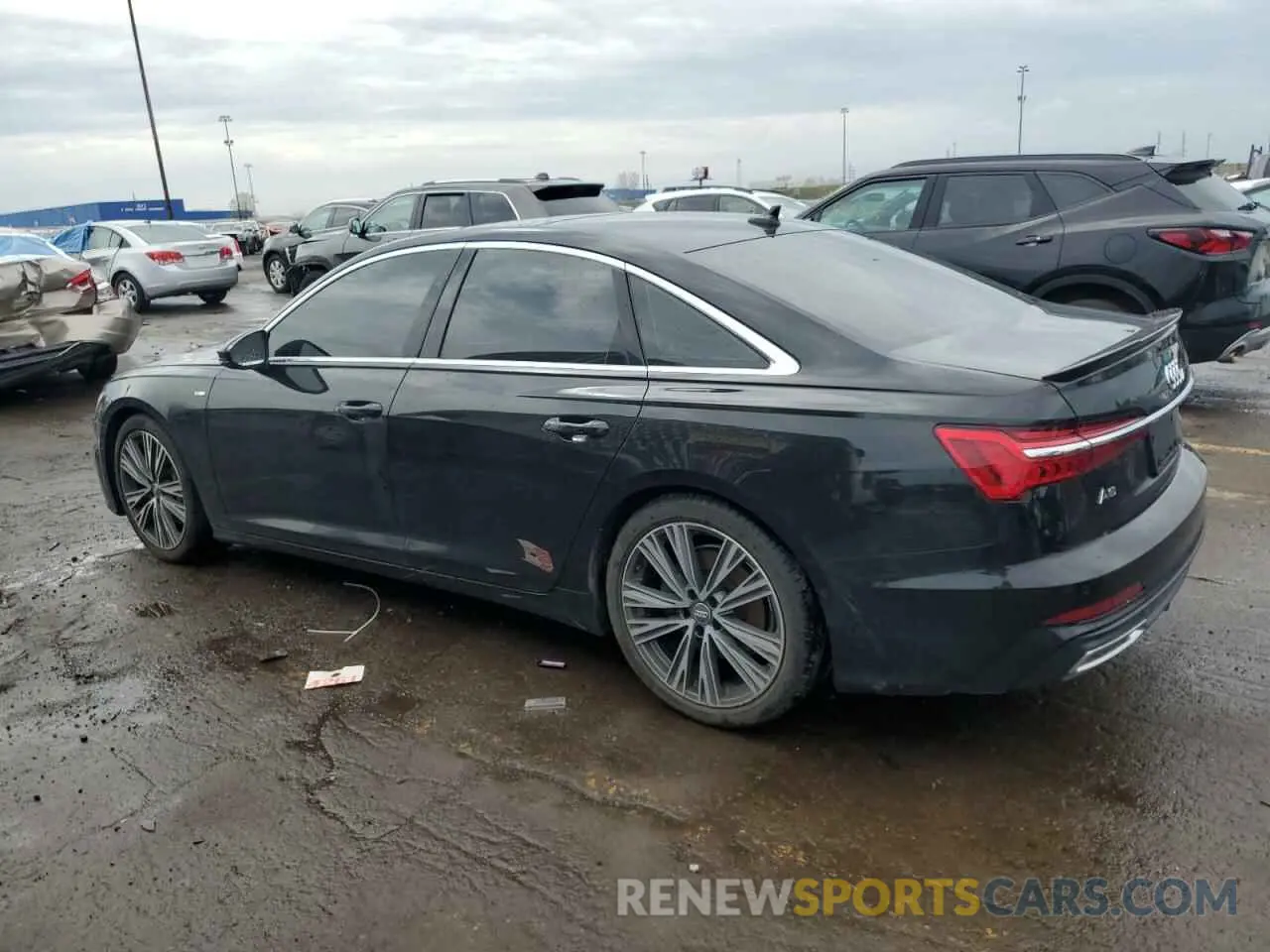 2 Photograph of a damaged car WAUL2AF20KN110314 AUDI A6 2019