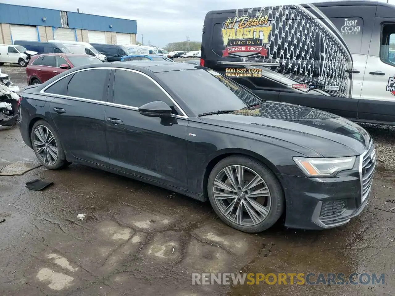 4 Photograph of a damaged car WAUL2AF20KN110314 AUDI A6 2019