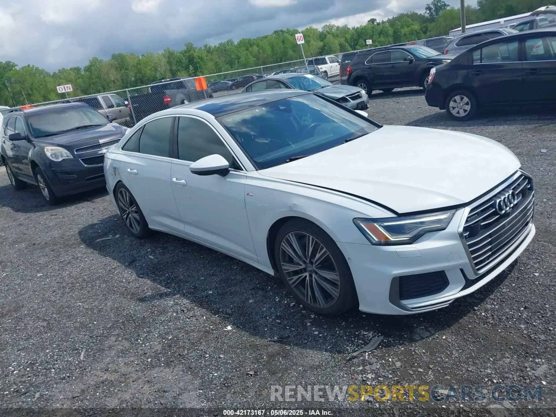 1 Photograph of a damaged car WAUL2AF21KN026776 AUDI A6 2019
