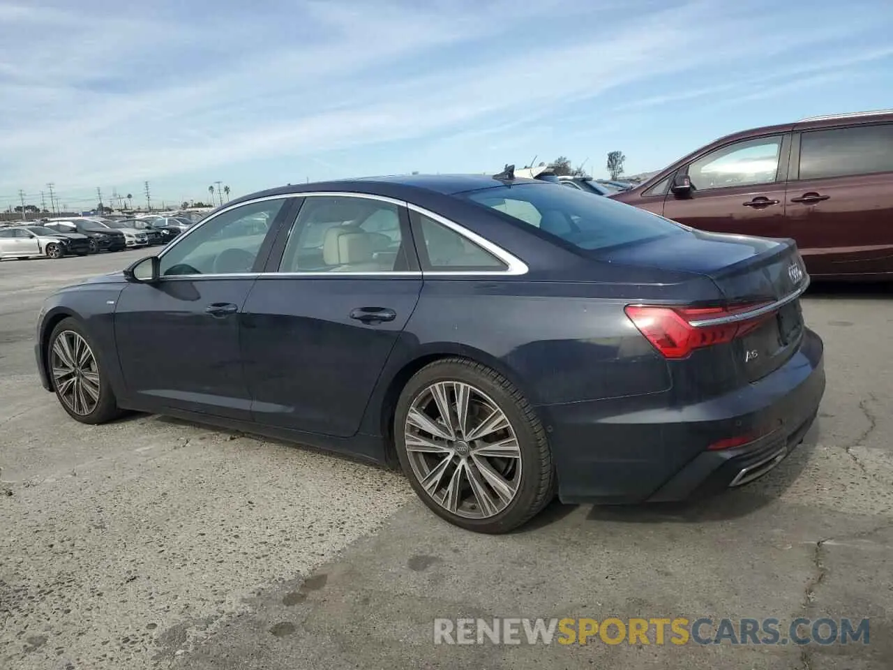 2 Photograph of a damaged car WAUL2AF21KN026955 AUDI A6 2019