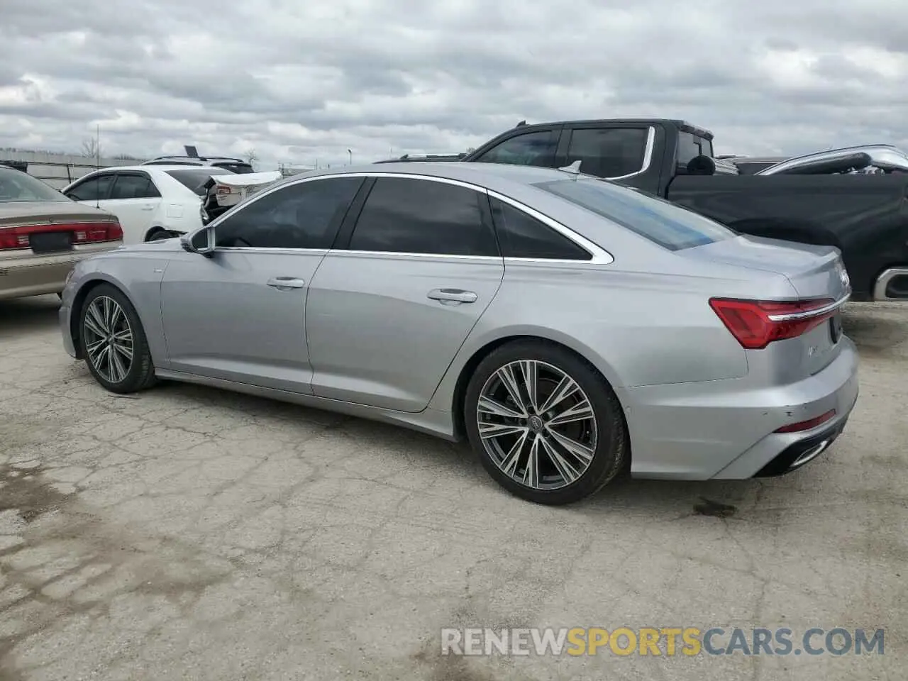 2 Photograph of a damaged car WAUL2AF21KN041472 AUDI A6 2019
