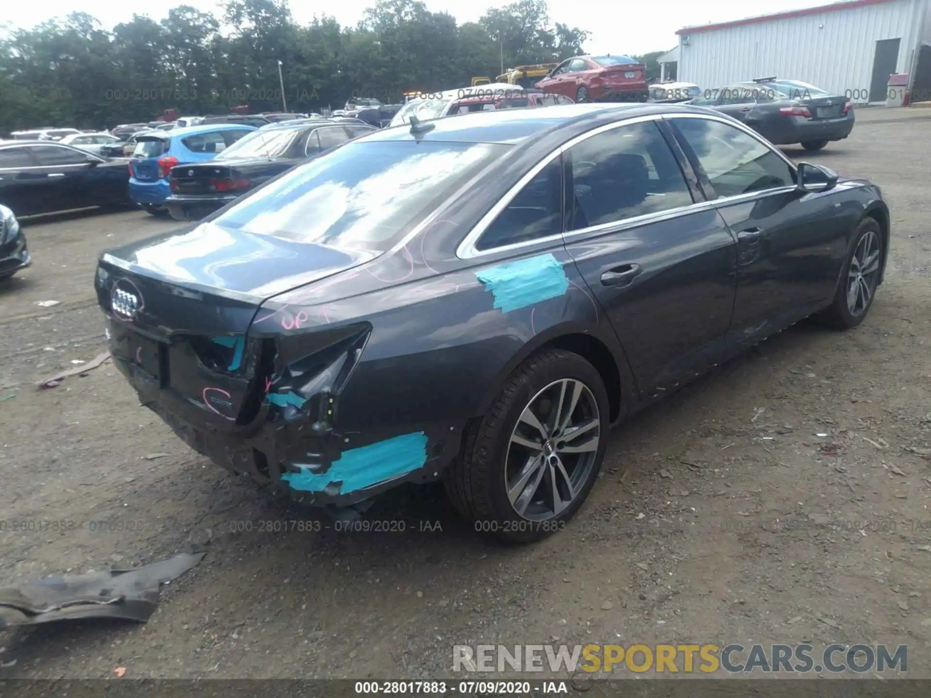 4 Photograph of a damaged car WAUL2AF21KN053217 AUDI A6 2019