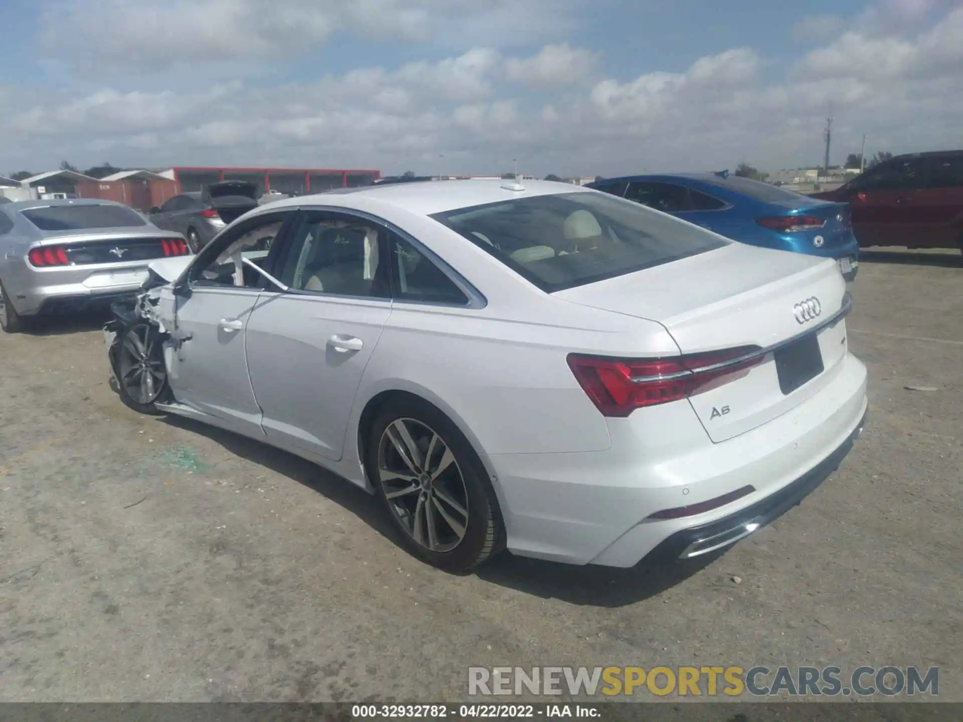 3 Photograph of a damaged car WAUL2AF21KN054335 AUDI A6 2019