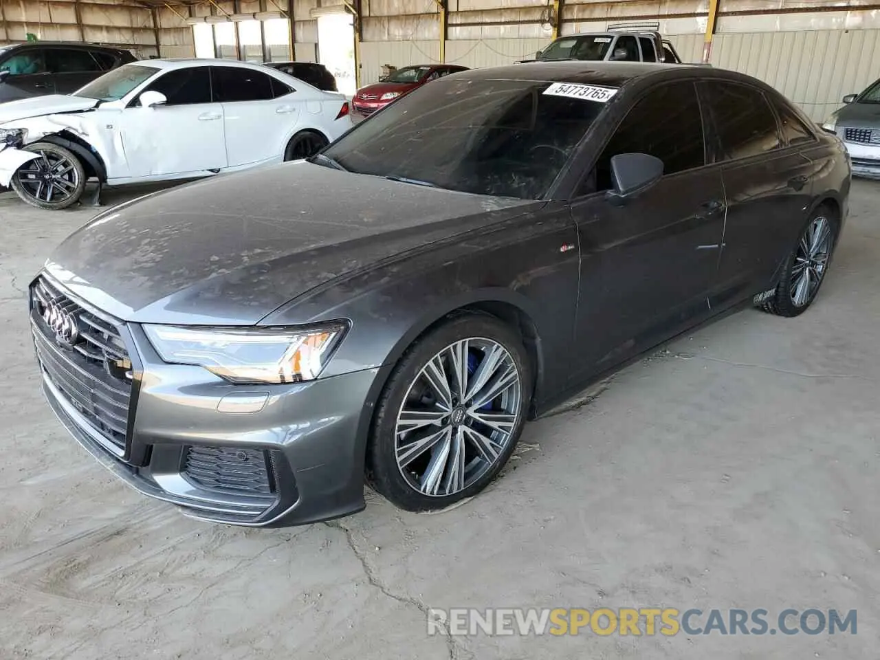1 Photograph of a damaged car WAUL2AF21KN060183 AUDI A6 2019