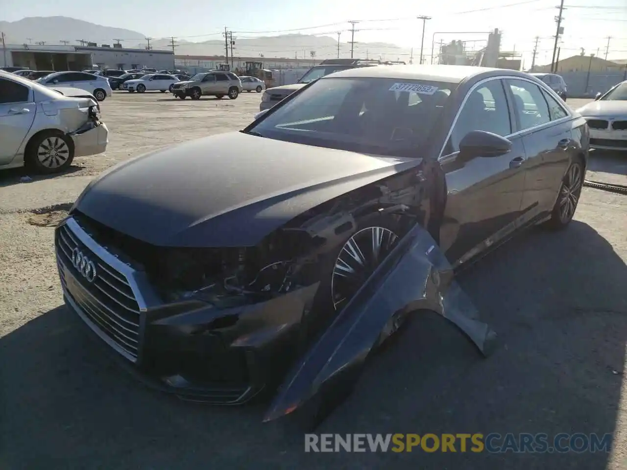 2 Photograph of a damaged car WAUL2AF21KN075752 AUDI A6 2019