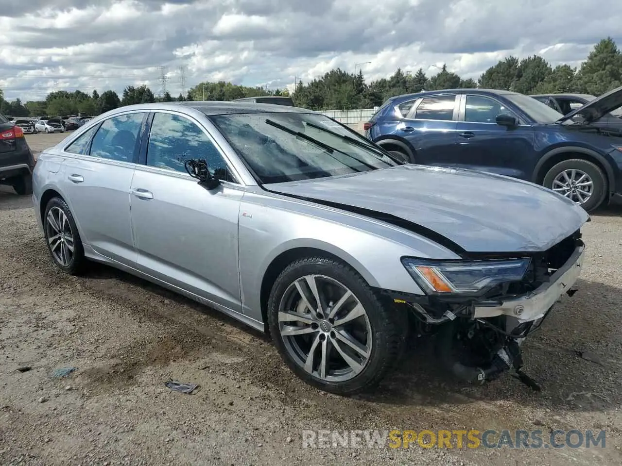 4 Photograph of a damaged car WAUL2AF21KN092647 AUDI A6 2019