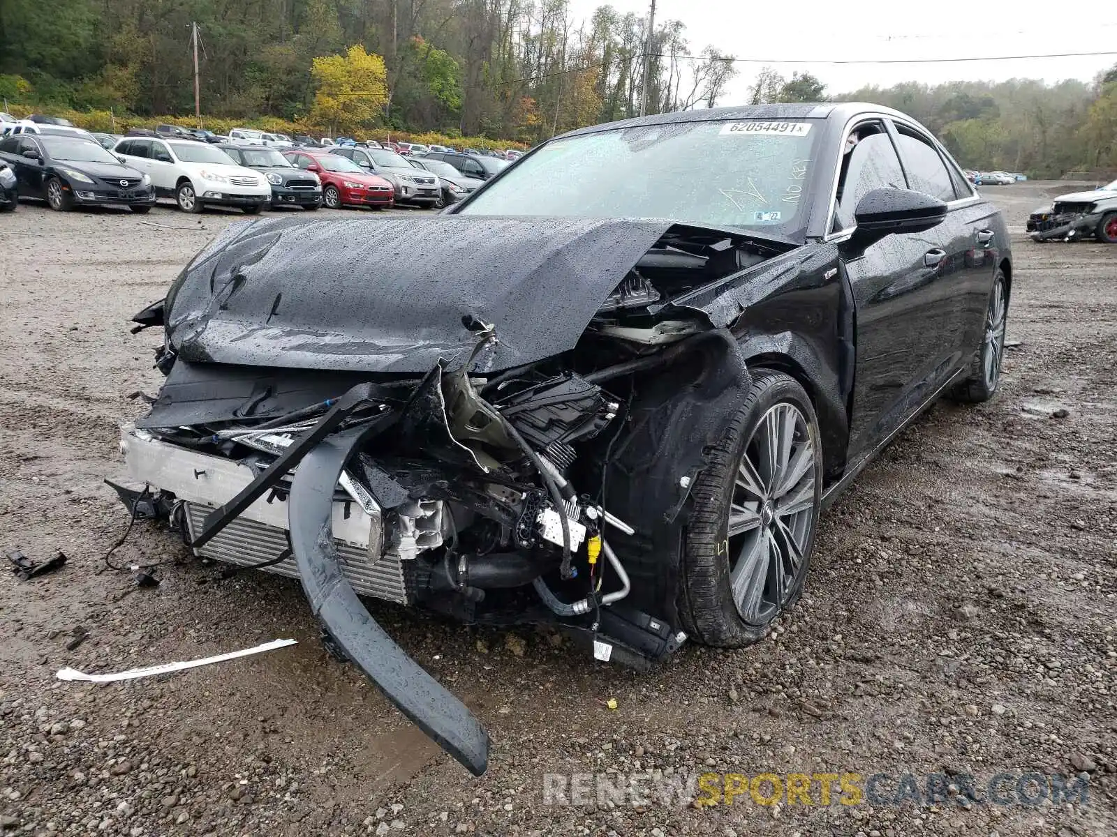 2 Photograph of a damaged car WAUL2AF21KN116946 AUDI A6 2019