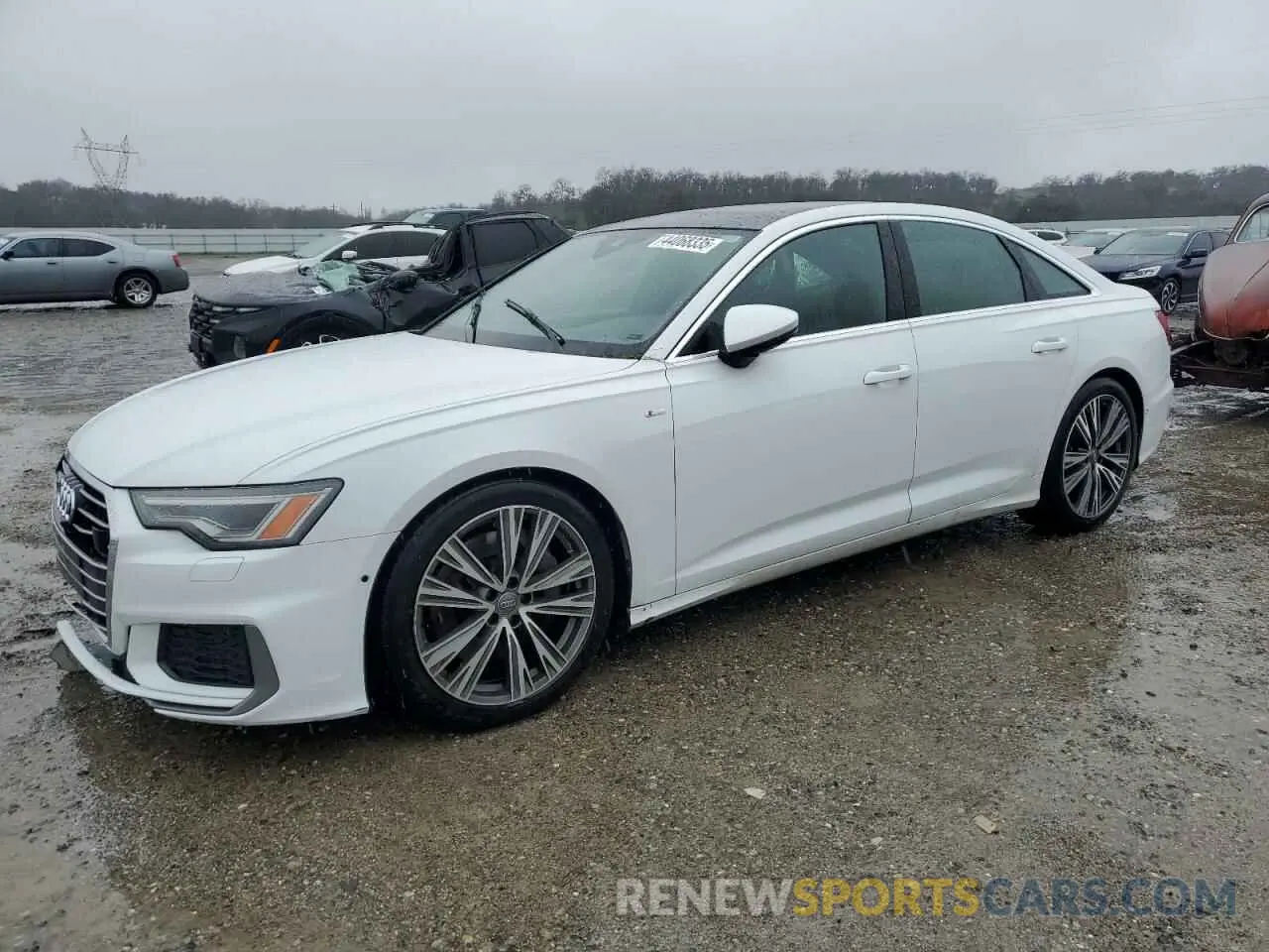 1 Photograph of a damaged car WAUL2AF22KN026379 AUDI A6 2019