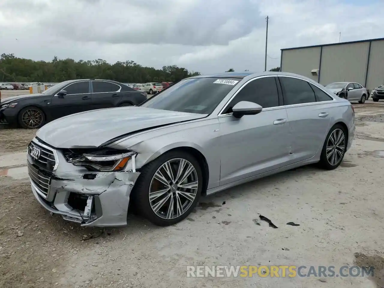 1 Photograph of a damaged car WAUL2AF22KN083763 AUDI A6 2019