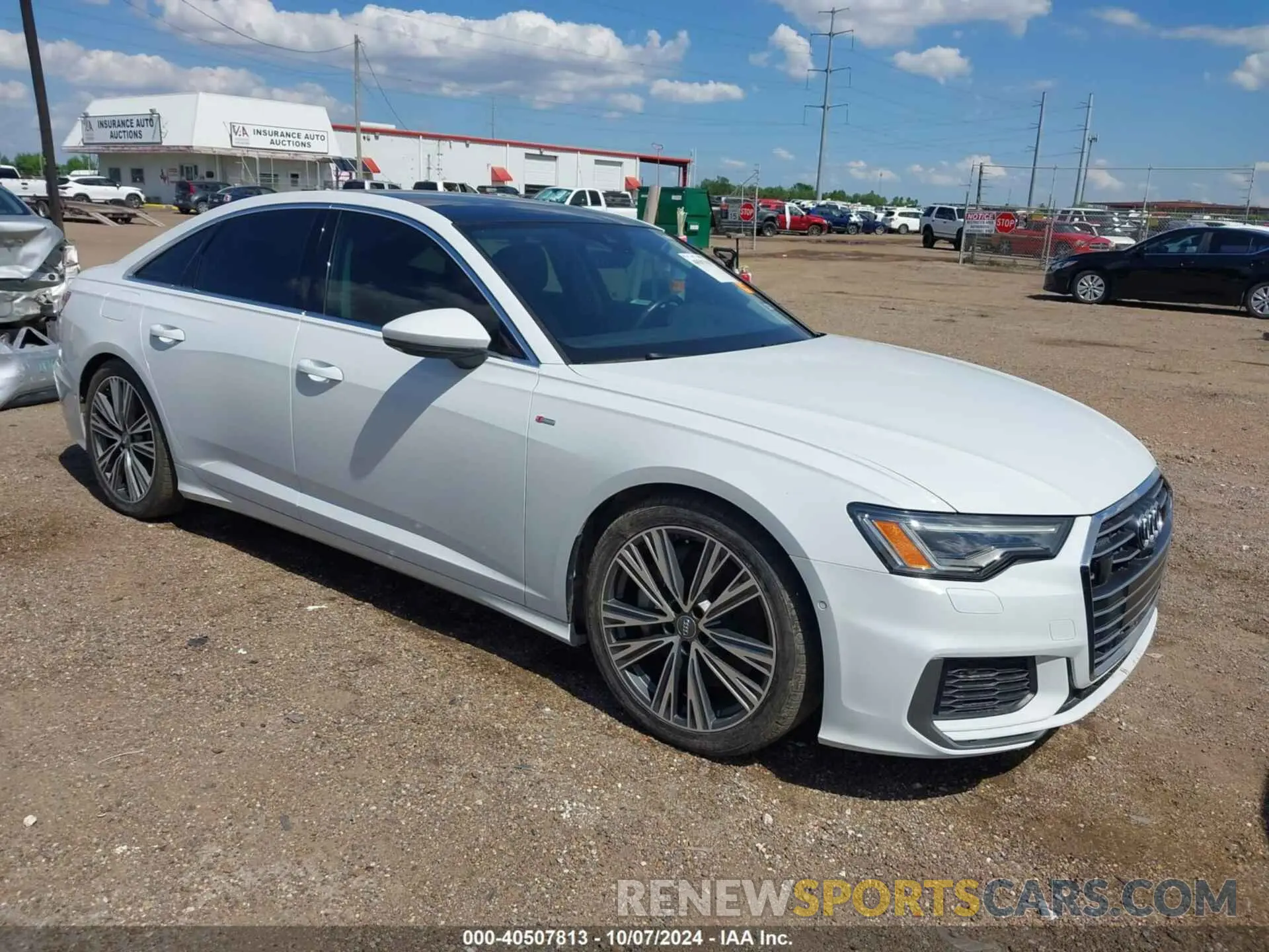 1 Photograph of a damaged car WAUL2AF22KN108998 AUDI A6 2019