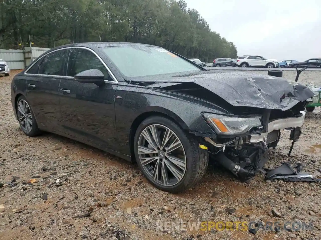 4 Photograph of a damaged car WAUL2AF22KN114896 AUDI A6 2019