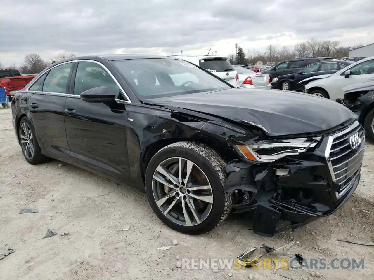 1 Photograph of a damaged car WAUL2AF22KN115370 AUDI A6 2019