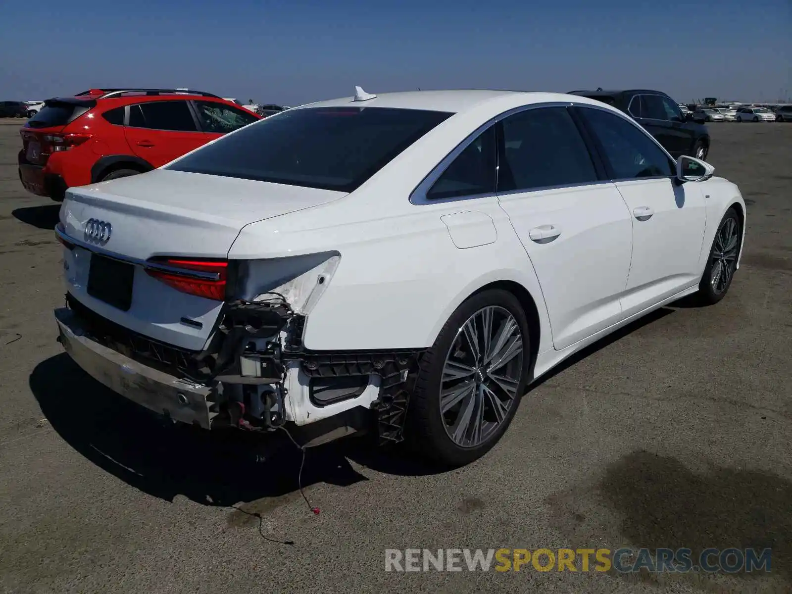 4 Photograph of a damaged car WAUL2AF23KN078801 AUDI A6 2019