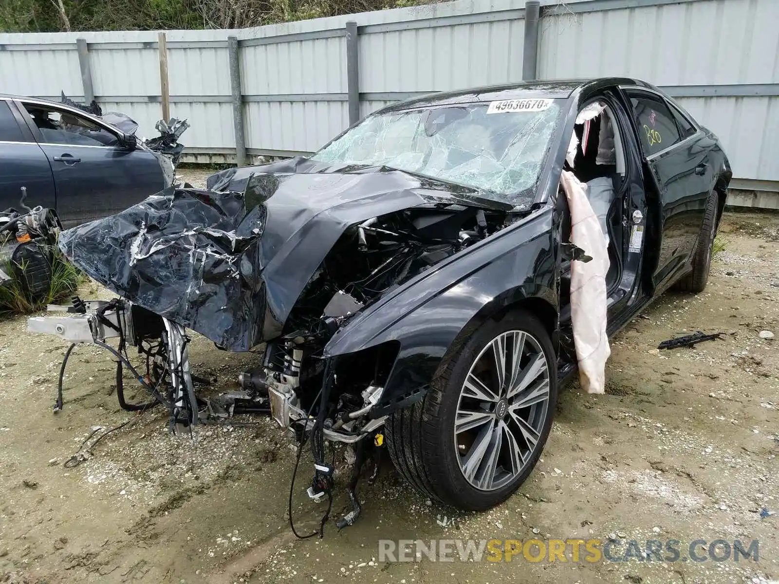 2 Photograph of a damaged car WAUL2AF23KN091015 AUDI A6 2019