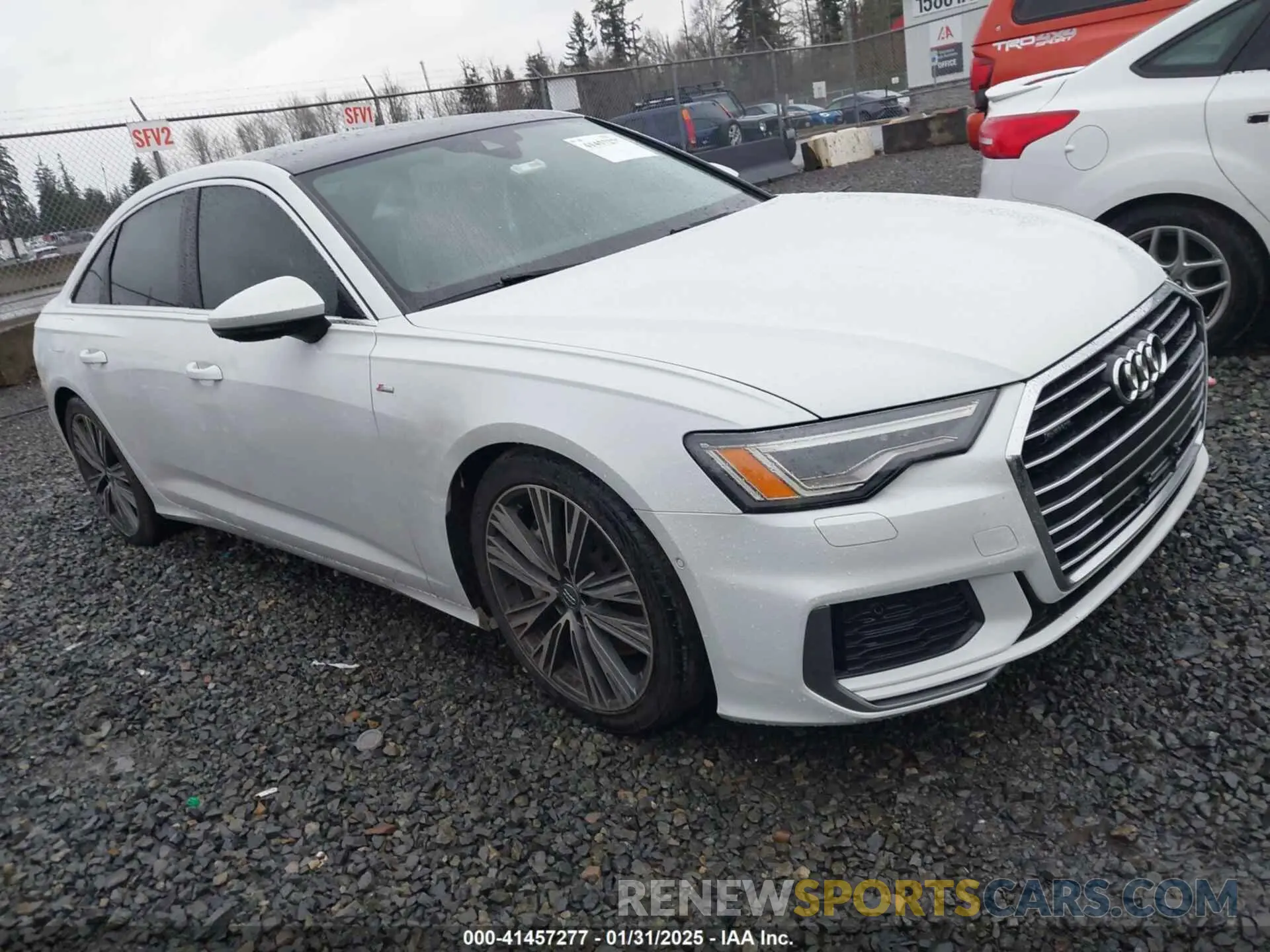 1 Photograph of a damaged car WAUL2AF23KN098594 AUDI A6 2019