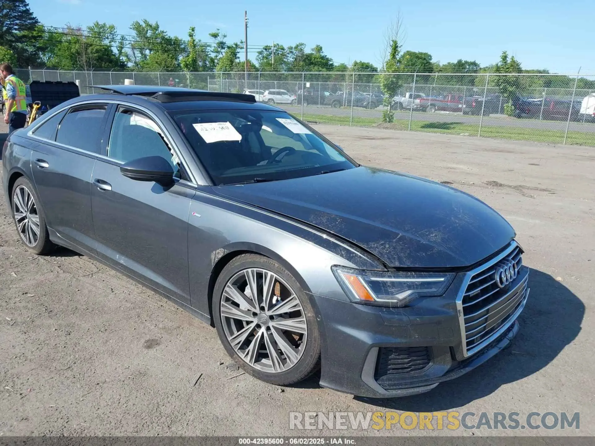 1 Photograph of a damaged car WAUL2AF24KN024553 AUDI A6 2019