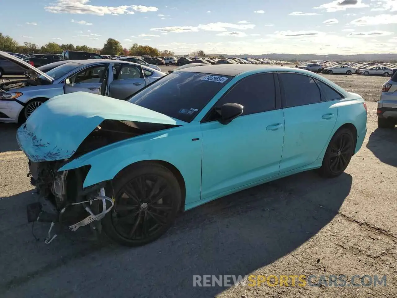 1 Photograph of a damaged car WAUL2AF24KN064096 AUDI A6 2019