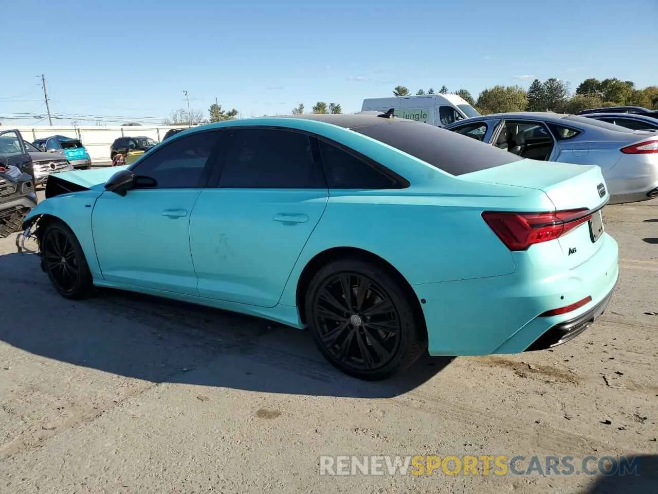 2 Photograph of a damaged car WAUL2AF24KN064096 AUDI A6 2019