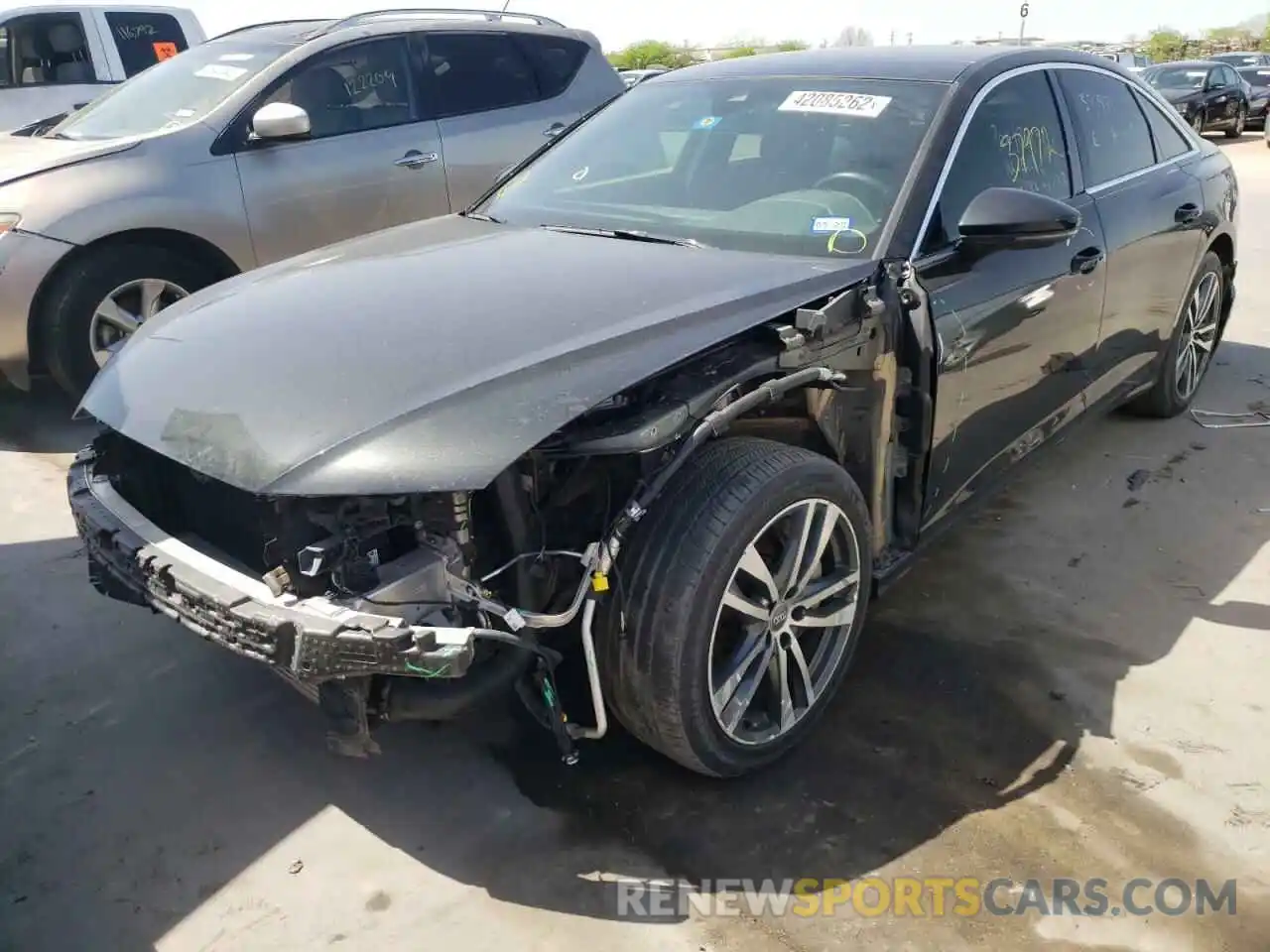 2 Photograph of a damaged car WAUL2AF24KN091203 AUDI A6 2019