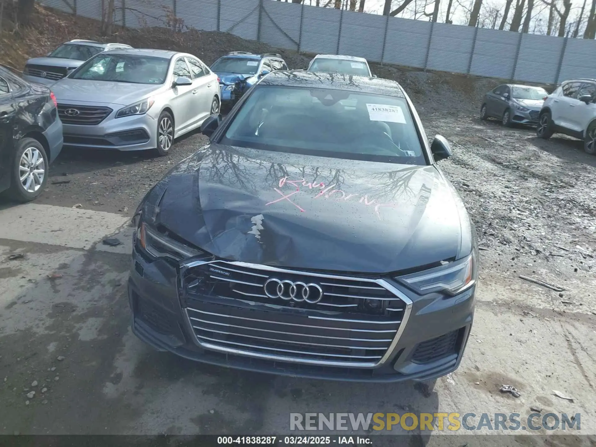 22 Photograph of a damaged car WAUL2AF25KN109319 AUDI A6 2019