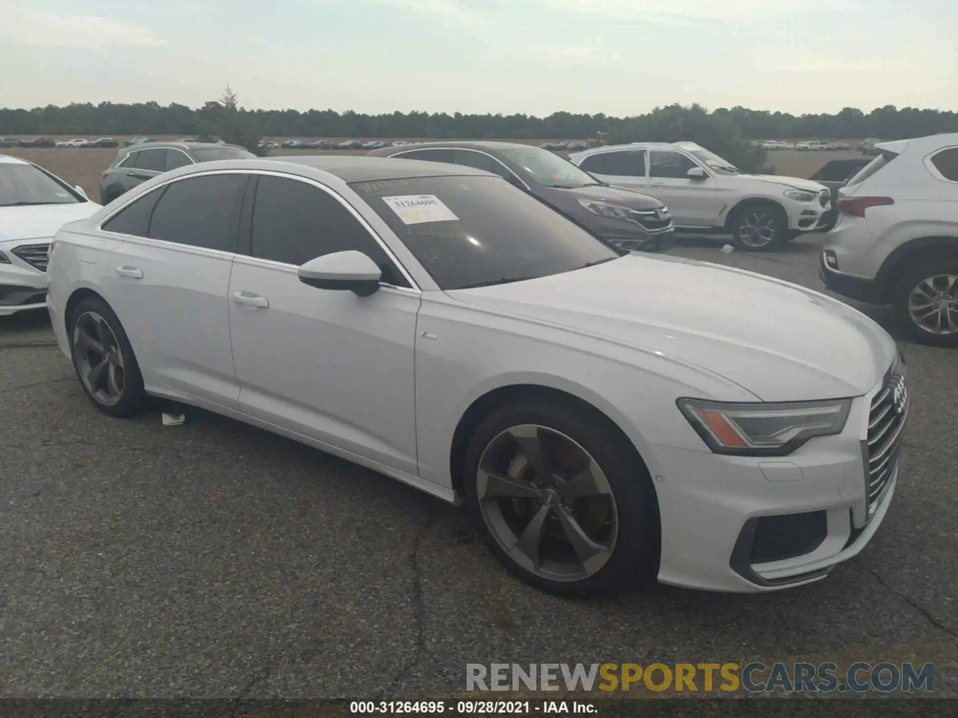 1 Photograph of a damaged car WAUL2AF26KN053603 AUDI A6 2019