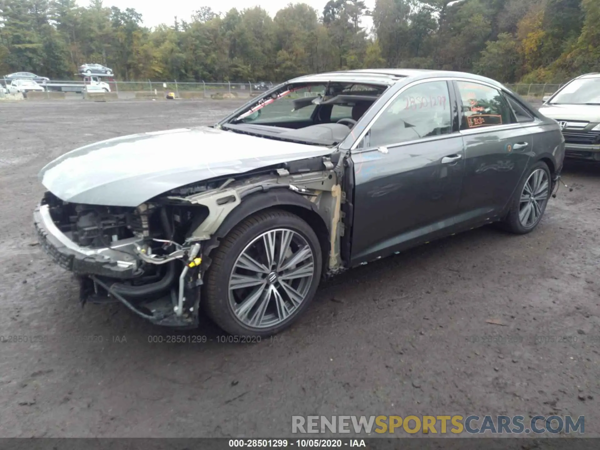 2 Photograph of a damaged car WAUL2AF26KN097679 AUDI A6 2019