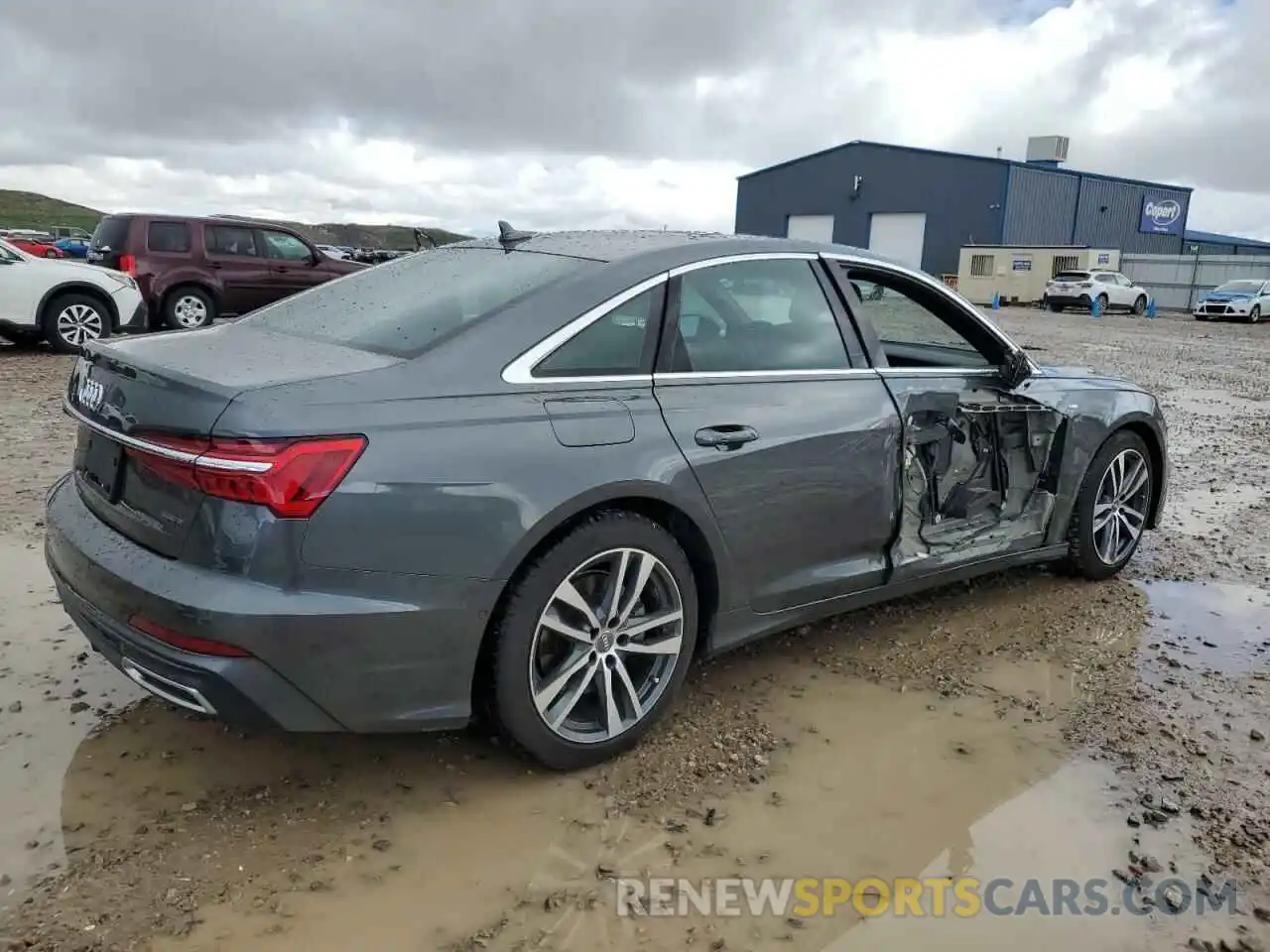 3 Photograph of a damaged car WAUL2AF27KN037250 AUDI A6 2019