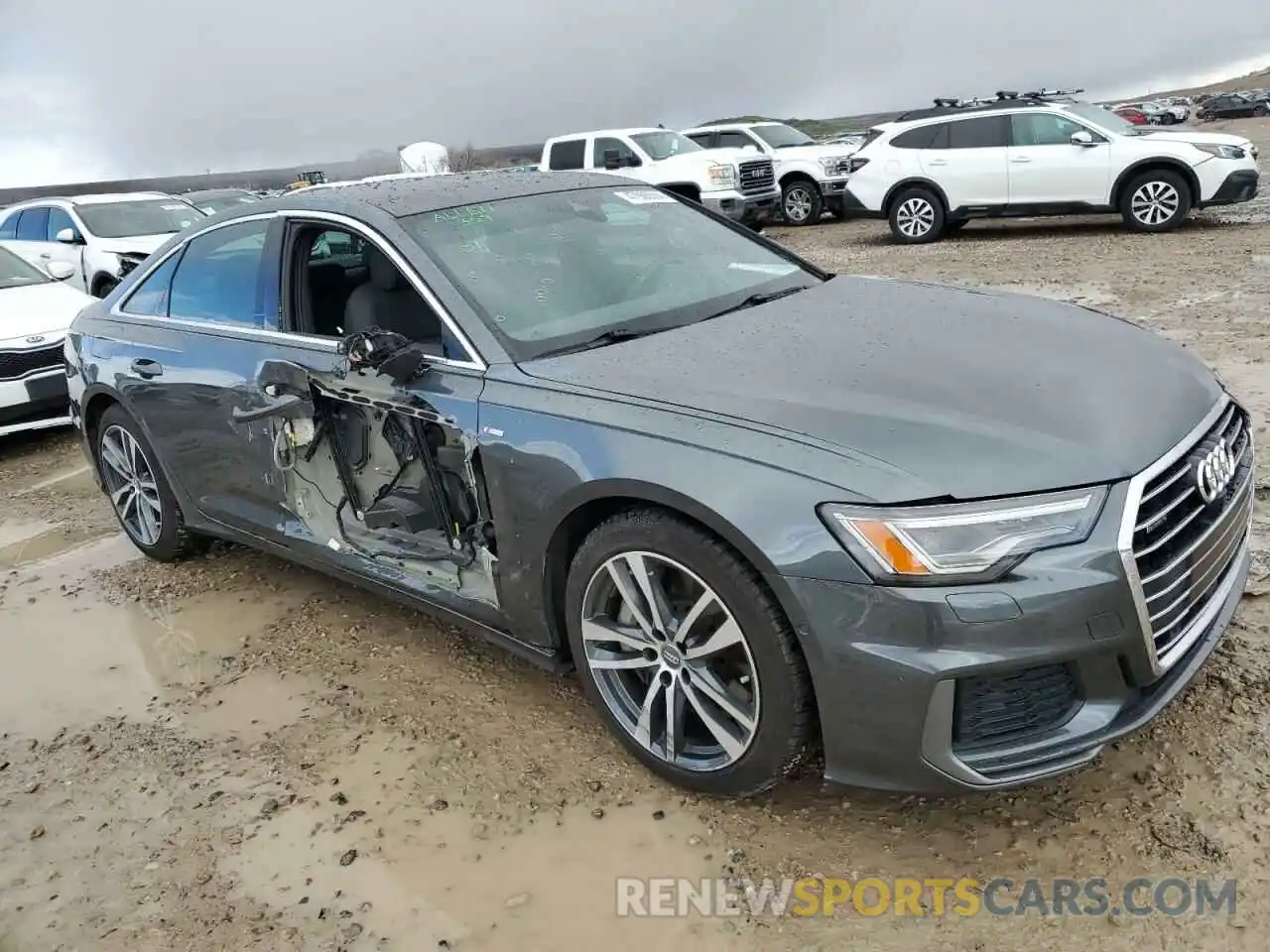 4 Photograph of a damaged car WAUL2AF27KN037250 AUDI A6 2019