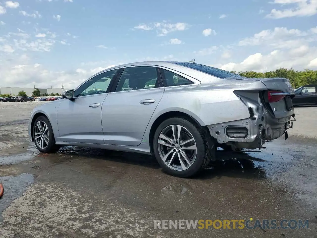2 Photograph of a damaged car WAUL2AF27KN064495 AUDI A6 2019