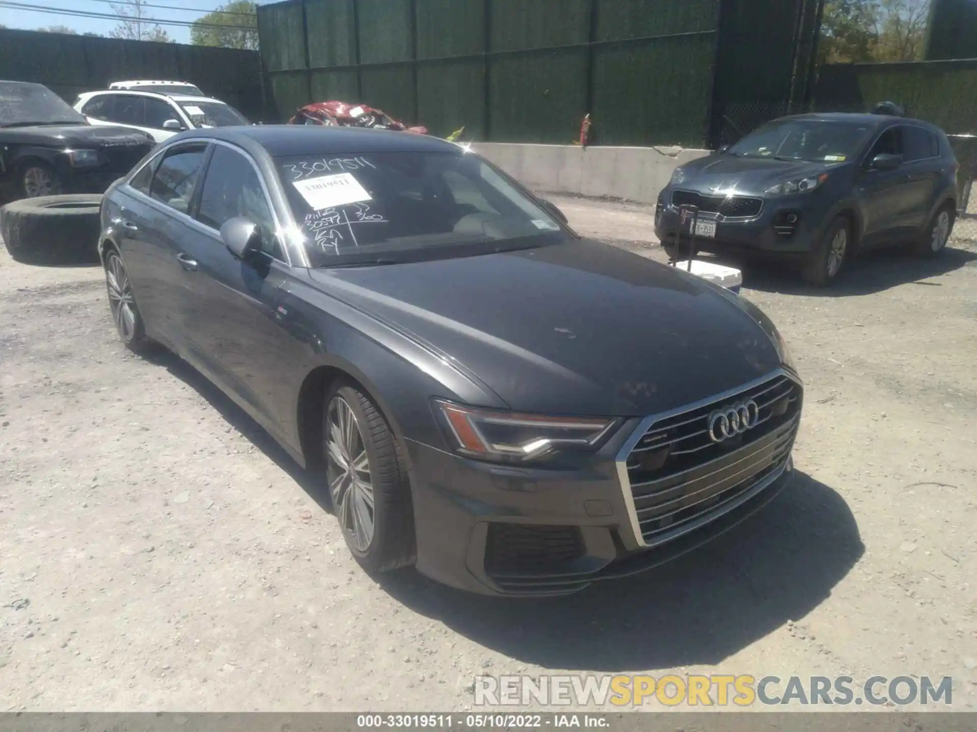 1 Photograph of a damaged car WAUL2AF27KN100069 AUDI A6 2019