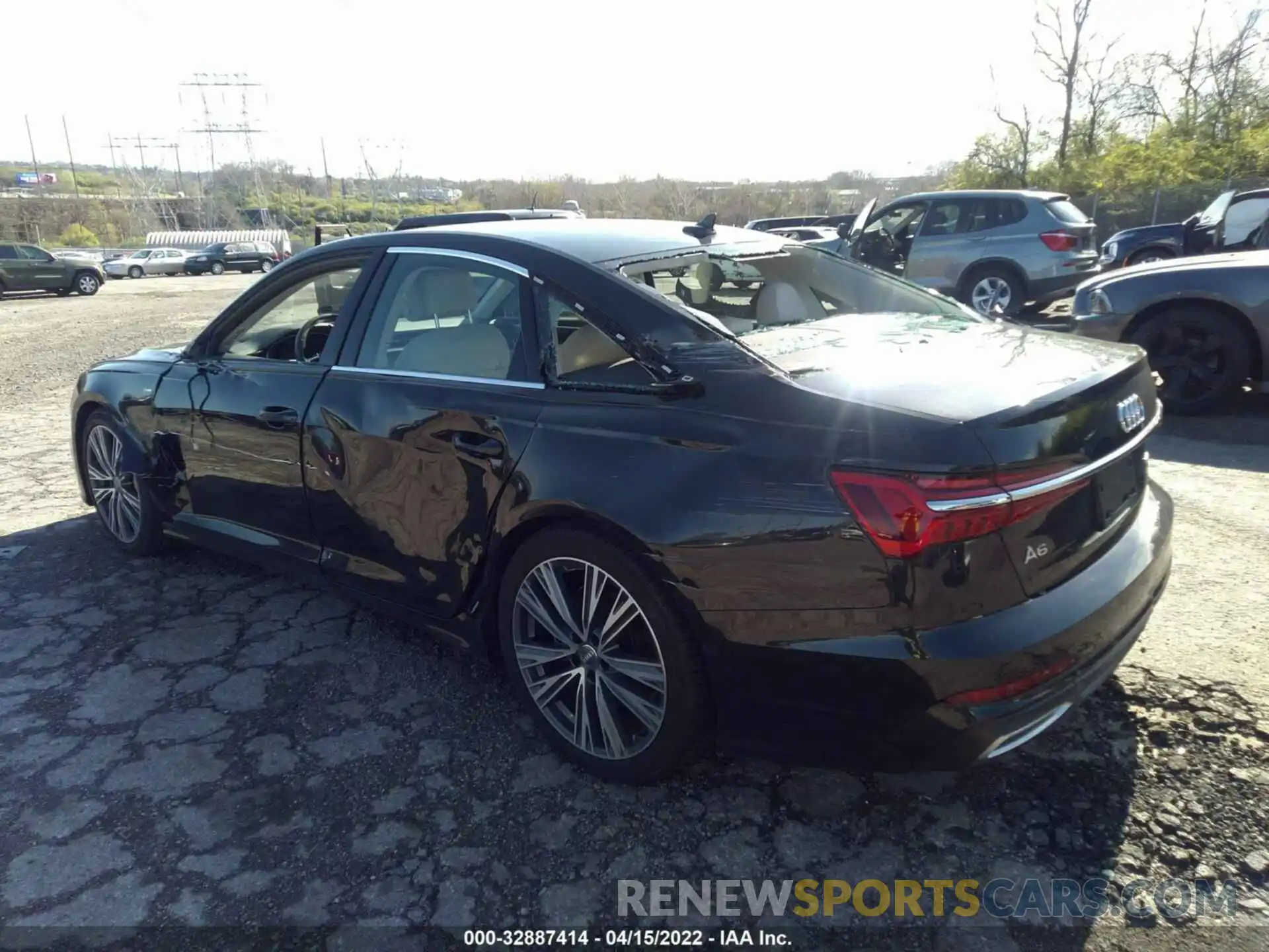 3 Photograph of a damaged car WAUL2AF28KN100842 AUDI A6 2019