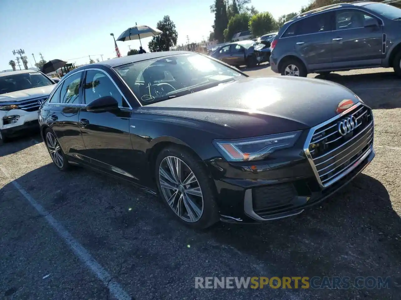 1 Photograph of a damaged car WAUL2AF29KN057810 AUDI A6 2019