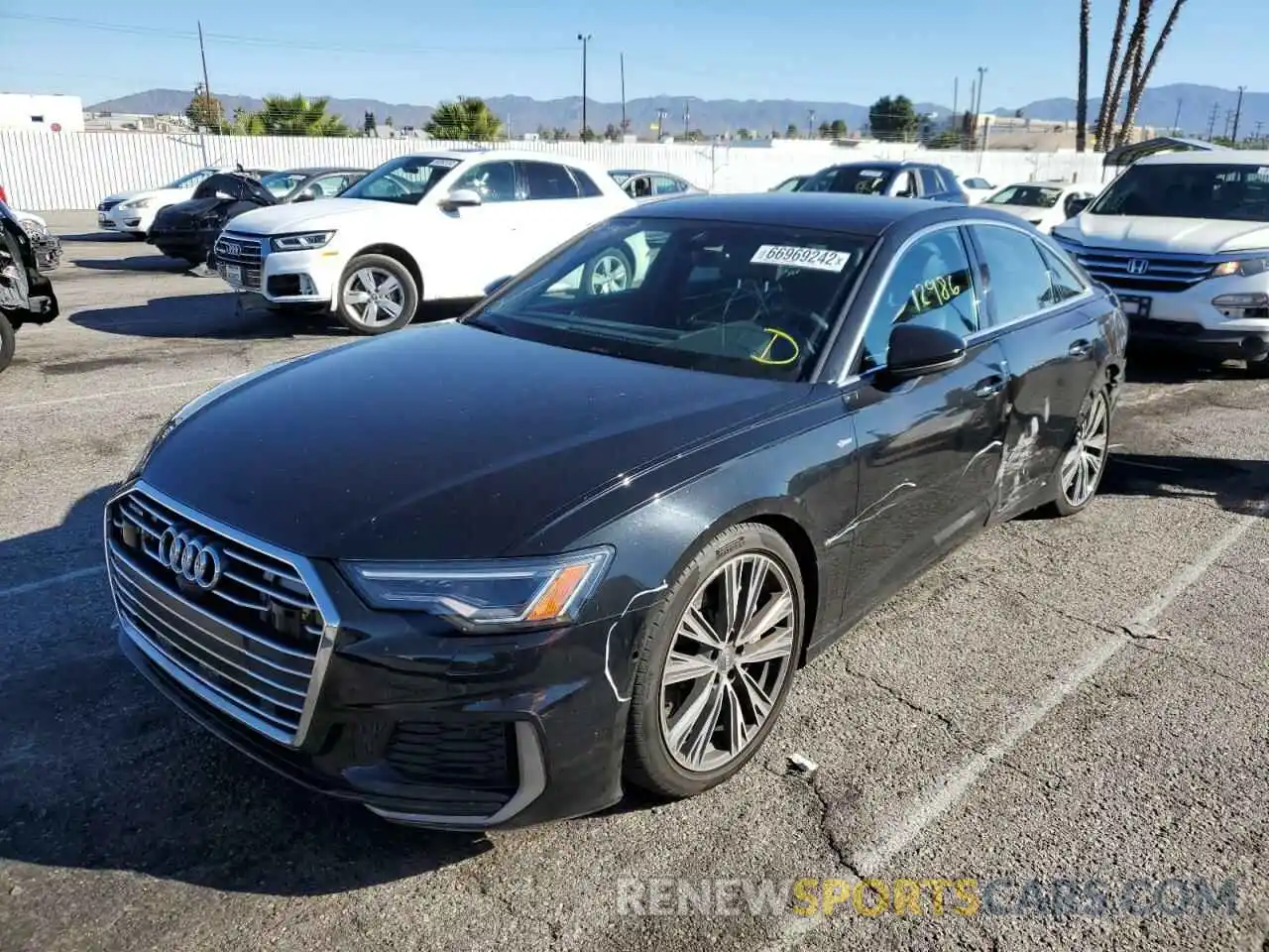 2 Photograph of a damaged car WAUL2AF29KN057810 AUDI A6 2019