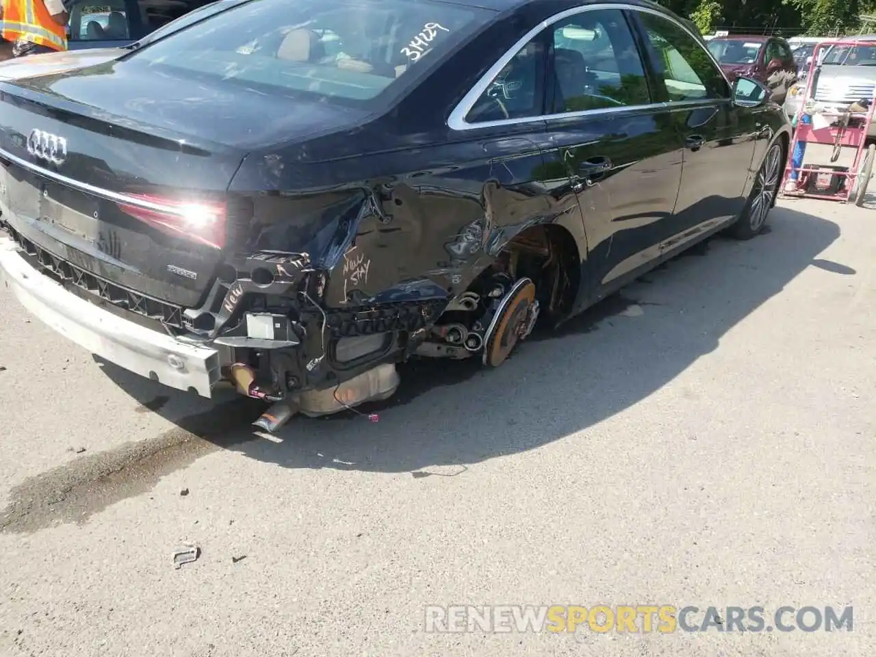 9 Photograph of a damaged car WAUL2AF29KN064370 AUDI A6 2019