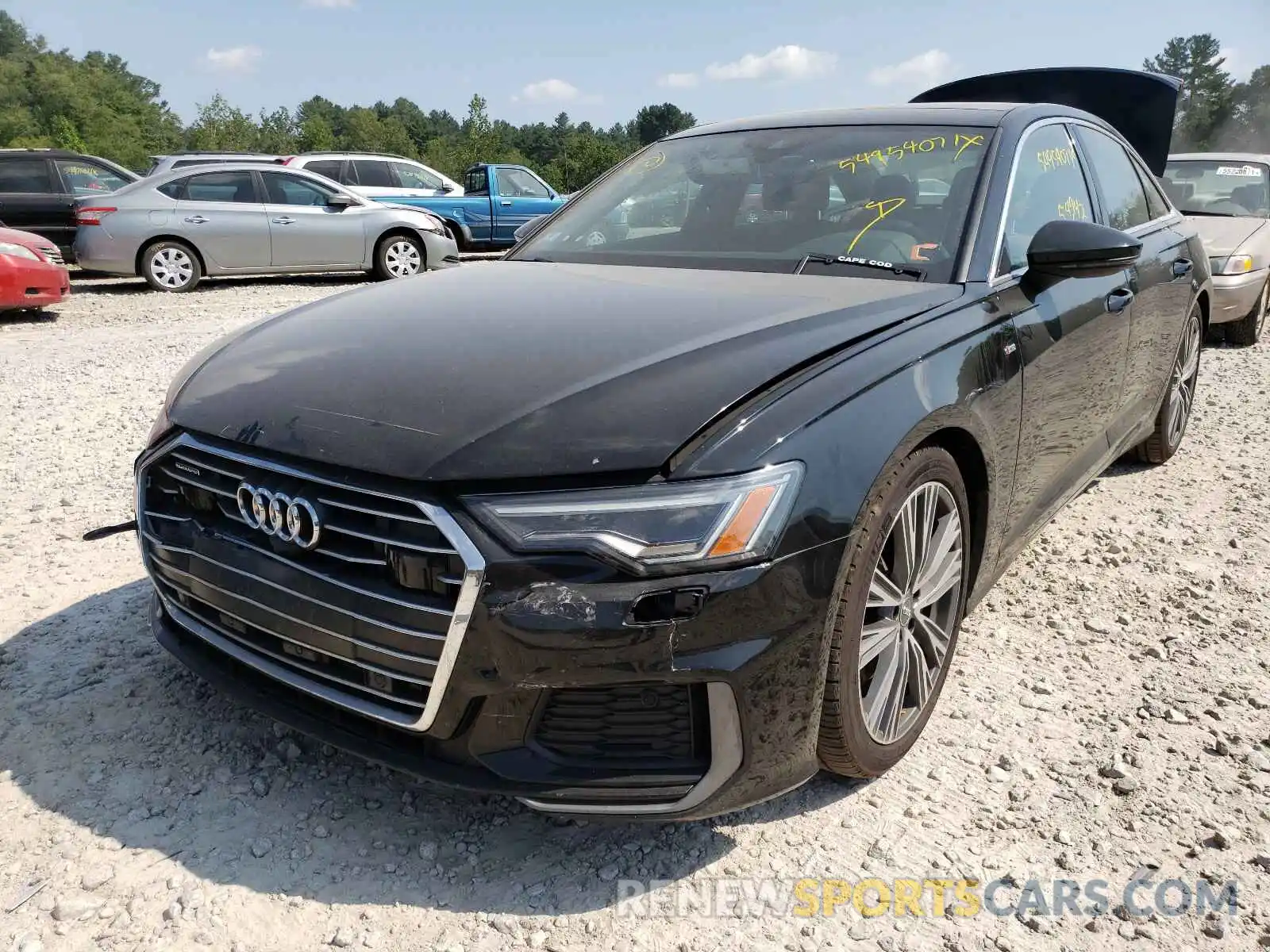 2 Photograph of a damaged car WAUL2AF2XKN016912 AUDI A6 2019