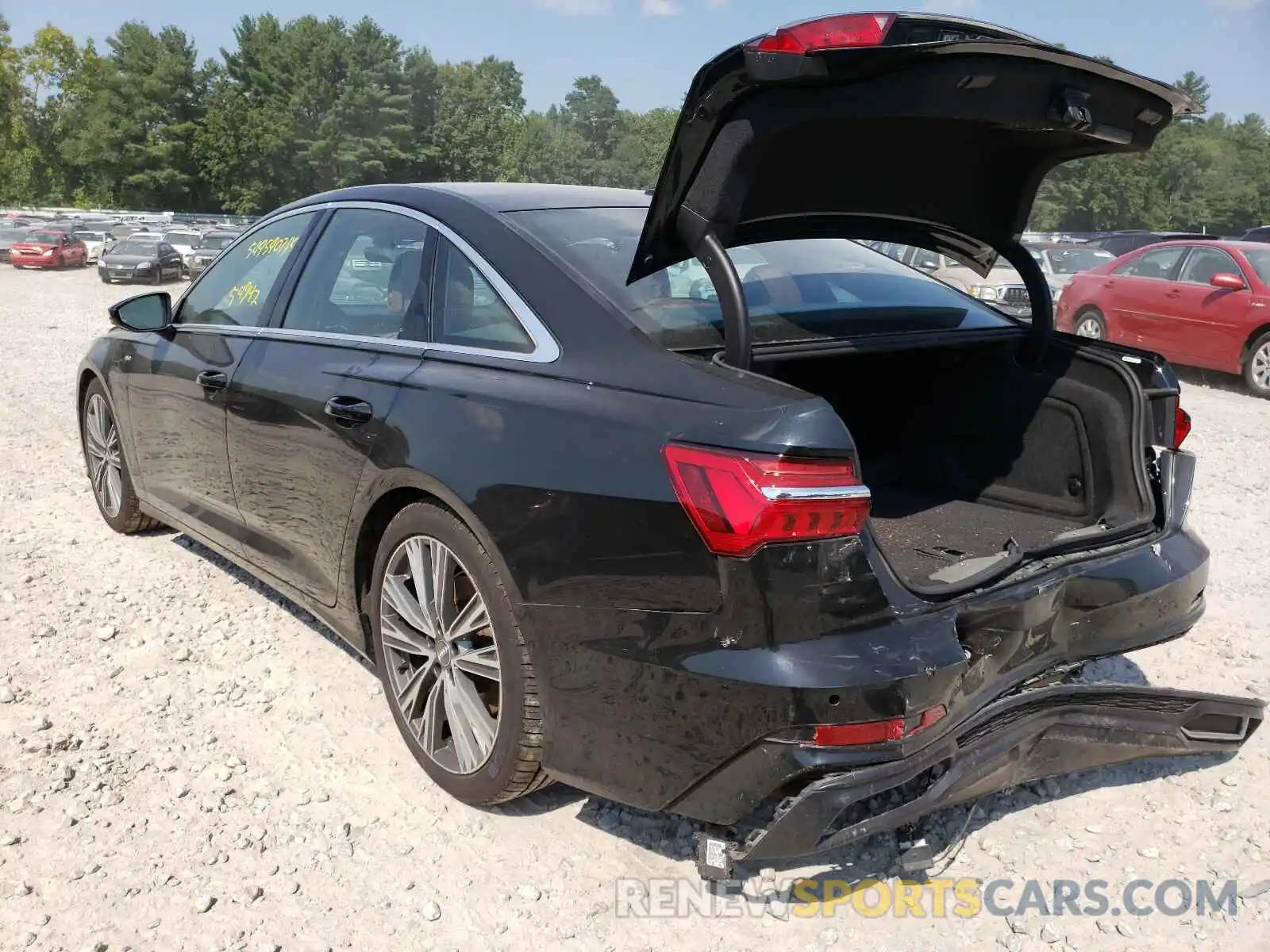 3 Photograph of a damaged car WAUL2AF2XKN016912 AUDI A6 2019