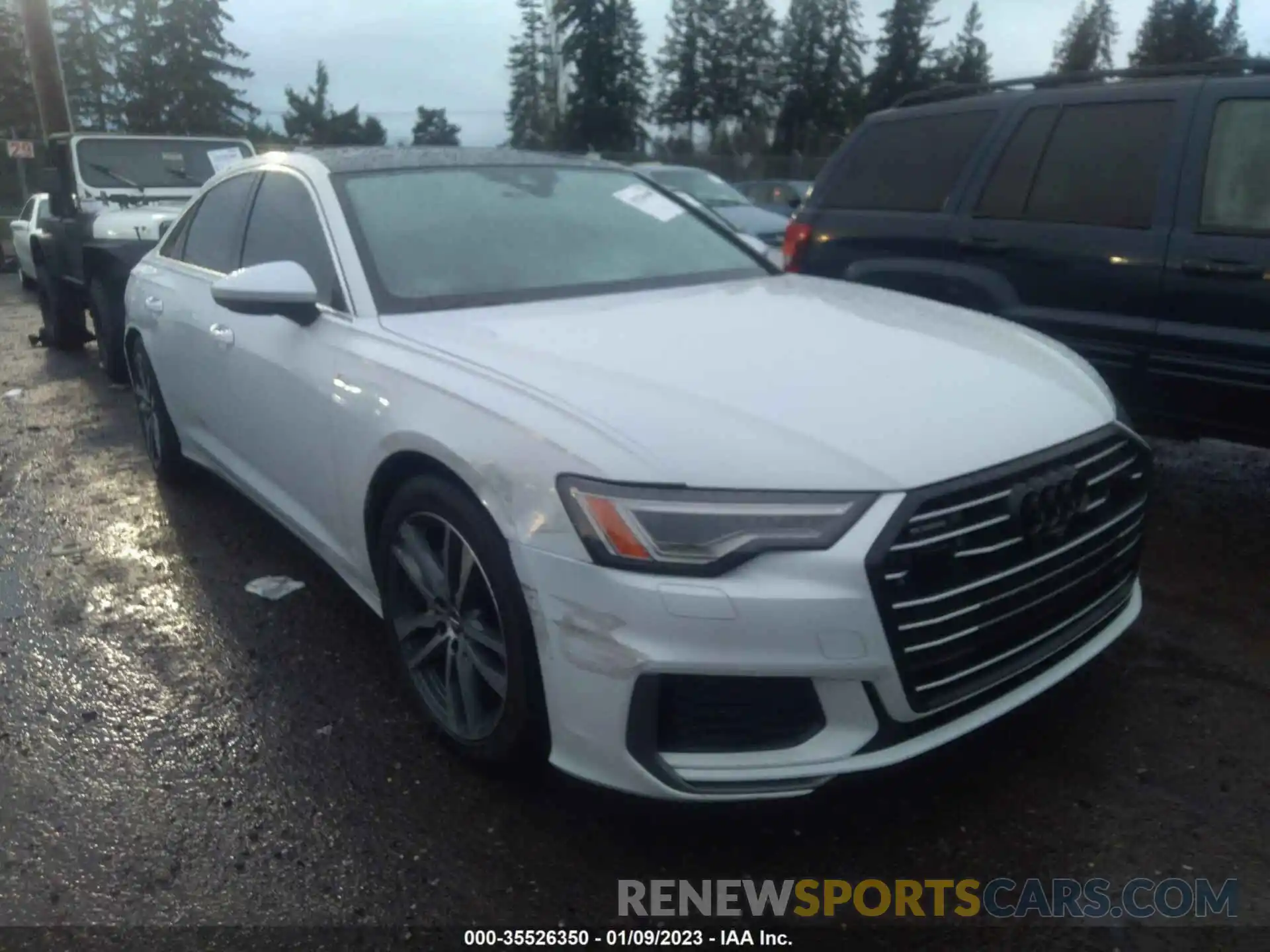 1 Photograph of a damaged car WAUL2AF2XKN053944 AUDI A6 2019