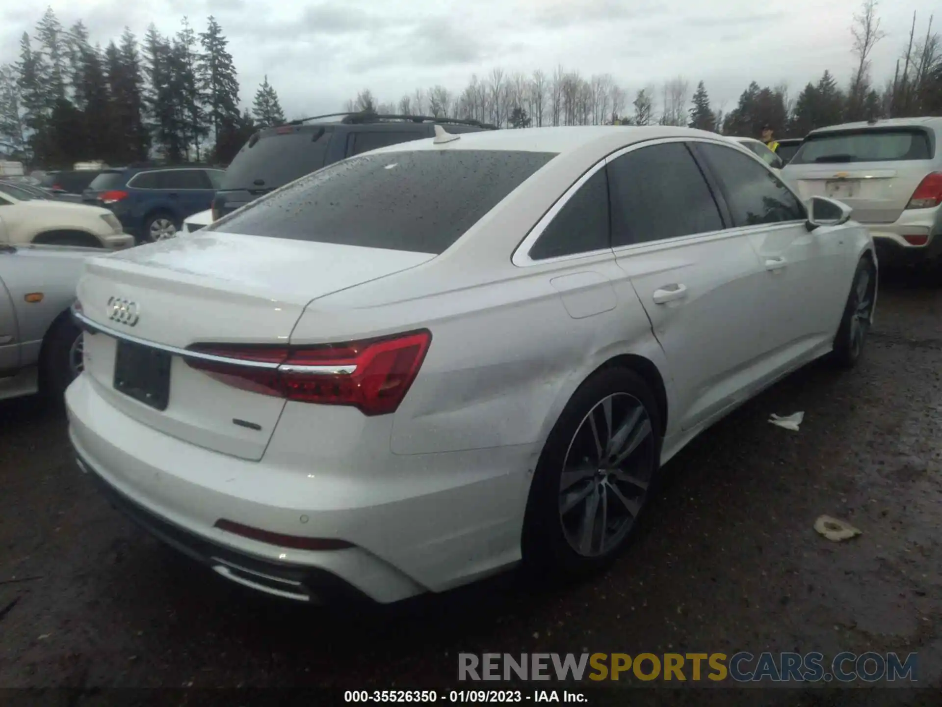 4 Photograph of a damaged car WAUL2AF2XKN053944 AUDI A6 2019