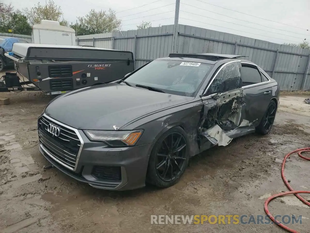 1 Photograph of a damaged car WAUM2AF21KN025311 AUDI A6 2019