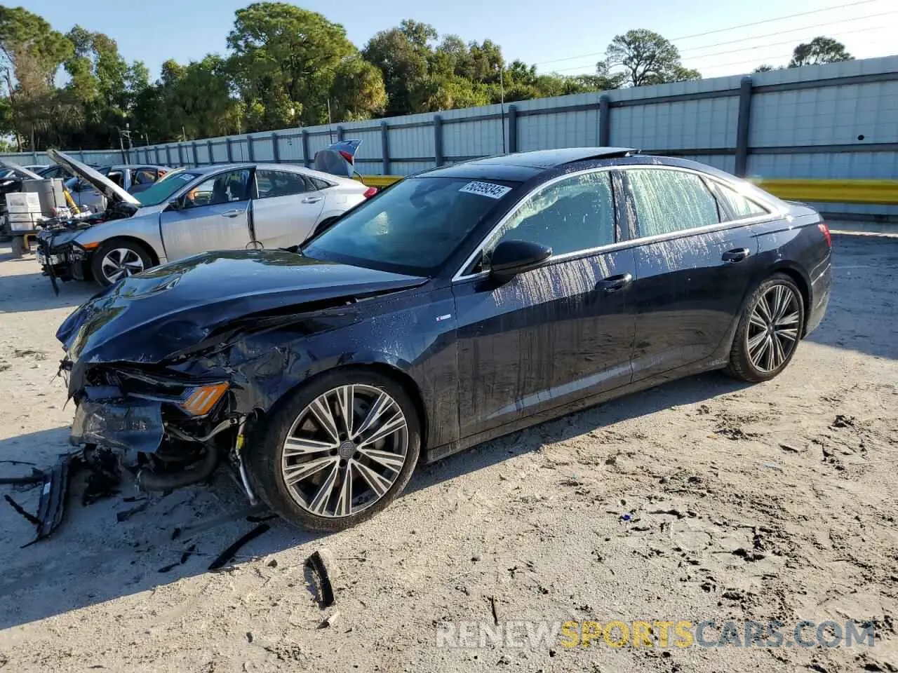 1 Photograph of a damaged car WAUM2AF21KN082396 AUDI A6 2019