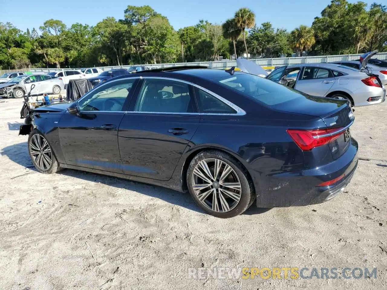 2 Photograph of a damaged car WAUM2AF21KN082396 AUDI A6 2019
