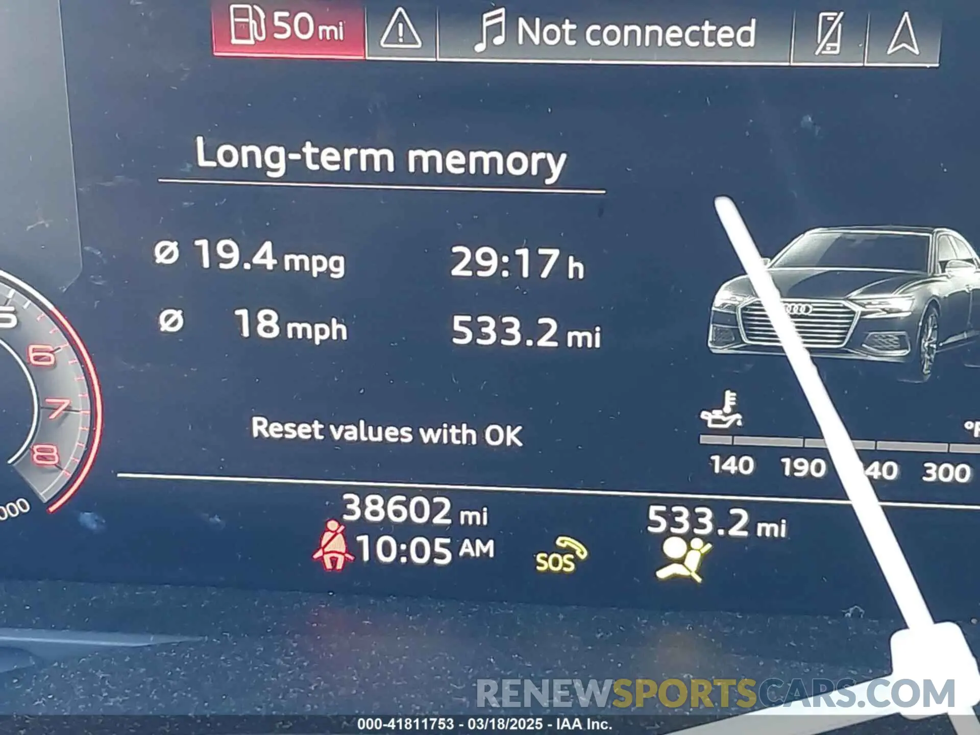 15 Photograph of a damaged car WAUM2AF22KN044384 AUDI A6 2019