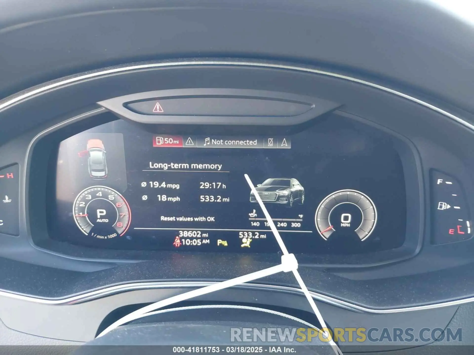 7 Photograph of a damaged car WAUM2AF22KN044384 AUDI A6 2019