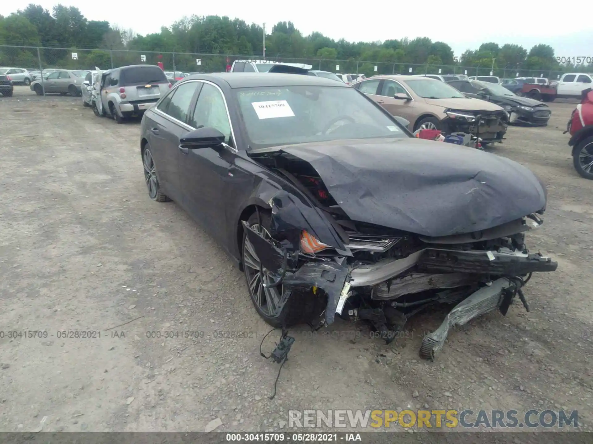 1 Photograph of a damaged car WAUM2AF23KN085364 AUDI A6 2019