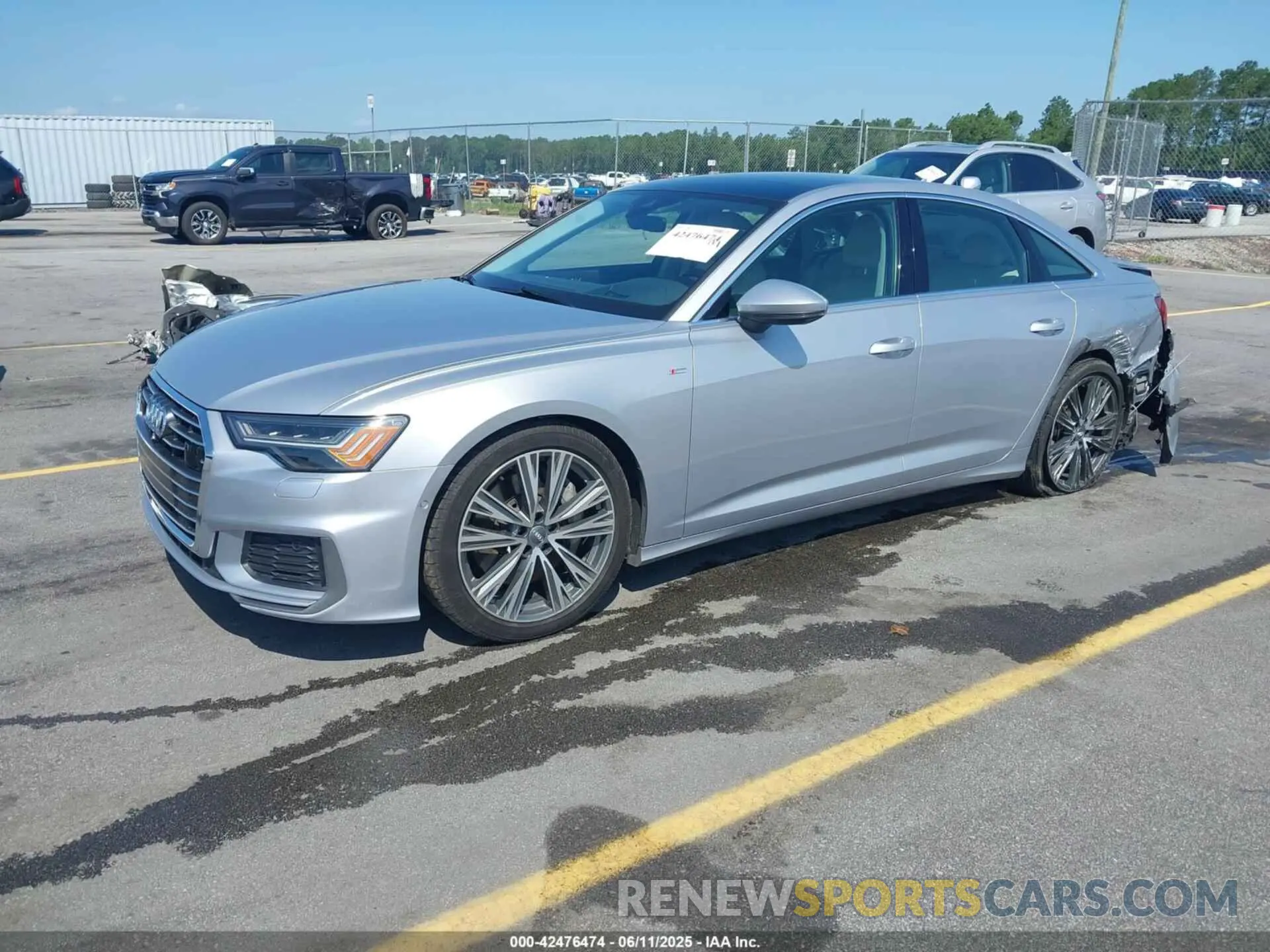2 Photograph of a damaged car WAUM2AF24KN051949 AUDI A6 2019