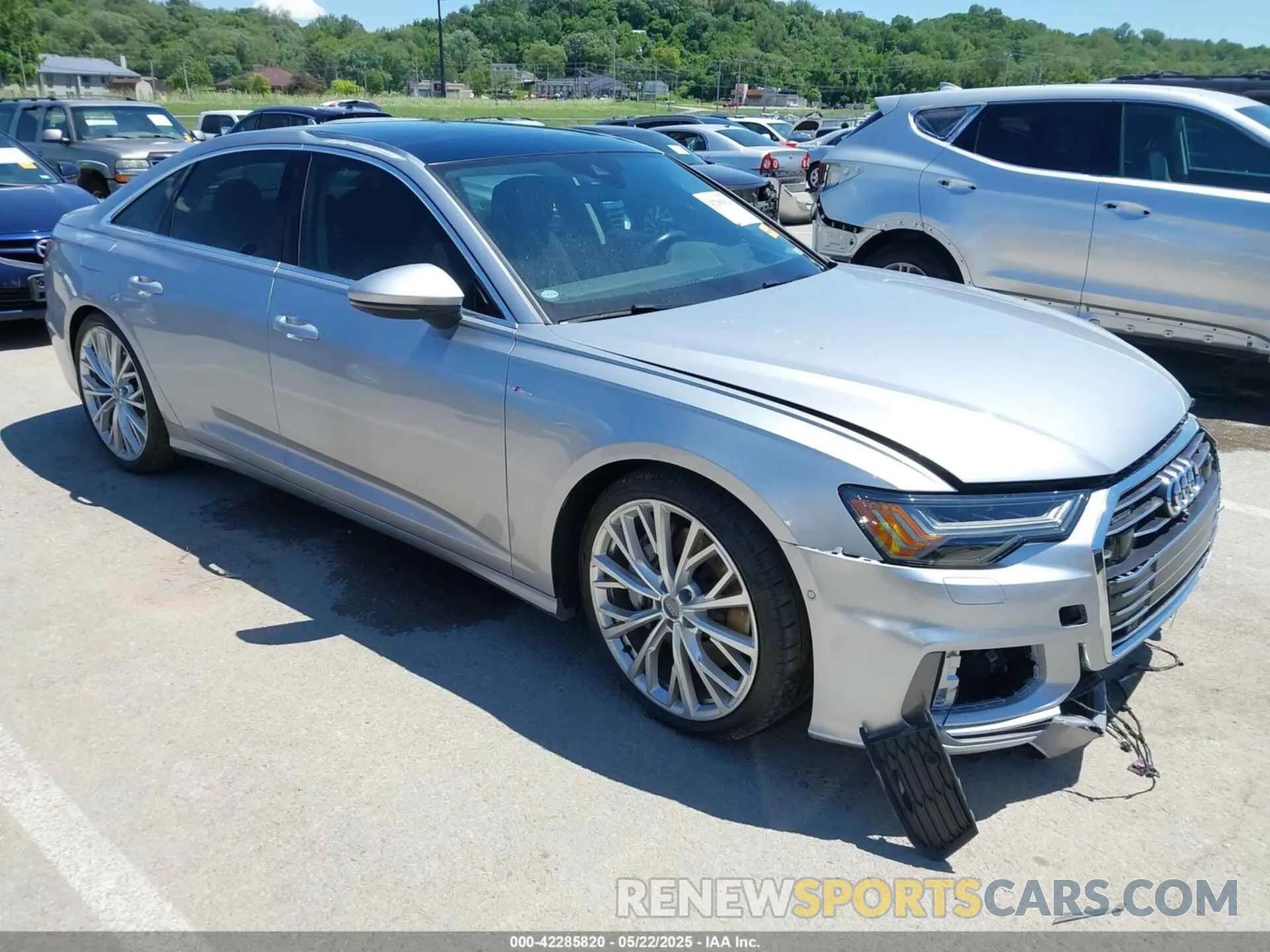 1 Photograph of a damaged car WAUM2AF26KN052357 AUDI A6 2019
