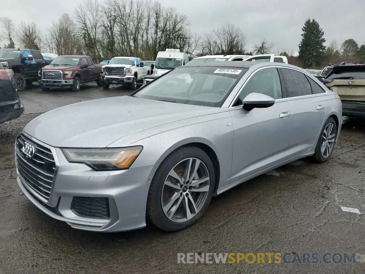 1 Photograph of a damaged car WAUM2AF26KN129812 AUDI A6 2019