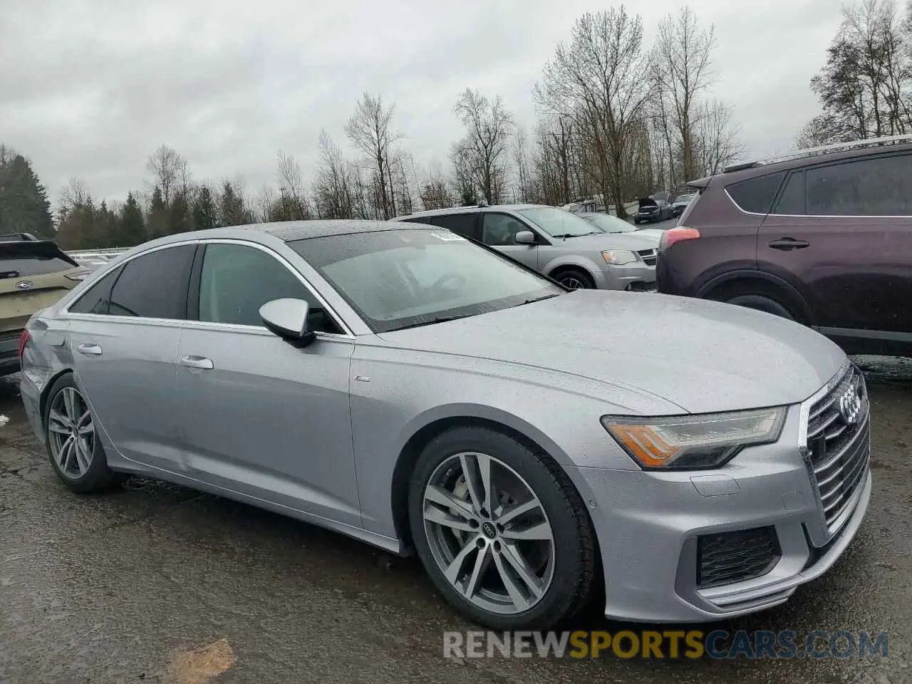 4 Photograph of a damaged car WAUM2AF26KN129812 AUDI A6 2019